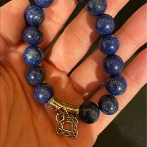 Silpada blue bead bracelet